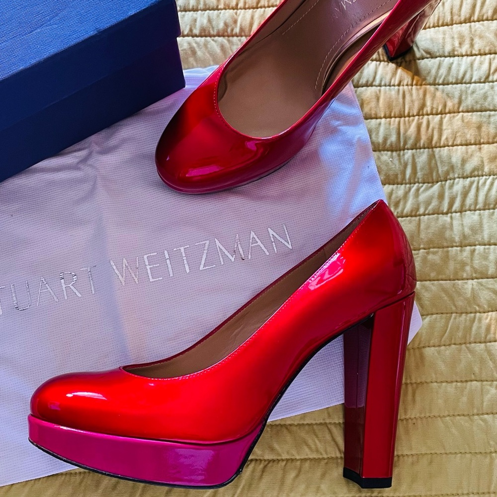 Stuart Weitzman Red/Pink Pumps